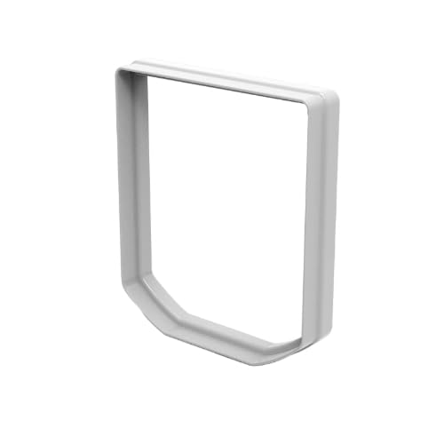 Cat Mate Cat Flap Tunnel Adapter Ring (362) - Connect the Microchip Cat Flap (360) to the Elite Wall Liner/Tunnel Section (308W), White