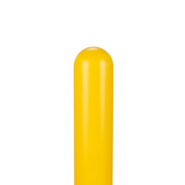 BollardGard 8" x 52" Round Top Bollard Cover - Innoplast (Yellow, 1-Pack)