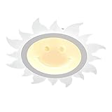  Plafonnier Plafonnier led rond chambre d\'enfant salon balcon lampe simple moderne soleil sourire plafonnier