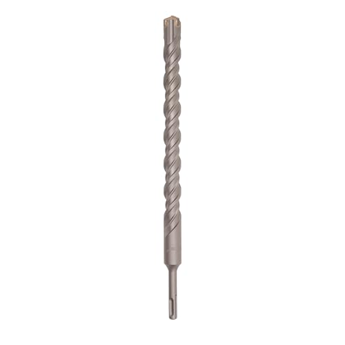 Image of TAPARIA 24mm Cross Point Tip SDS Plus Hammer Drill Bit for Concrete /Masonry Drilling (HDC 24350, 24x290x350 mm)-Home, DIY, Professional, Construction, Brick, Wall-Drilling