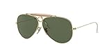 Ray-Ban RB3138 Sunglasses Bundle: RB 3138 SHOOTER W3401 Shooter Arista G-15 Green and Universal Anti-slip Silicone Leash