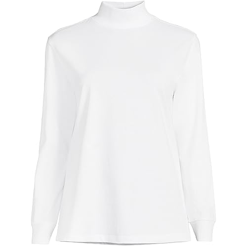 Image of Lands' End Women's Plus Size Long Sleeve Super T Mock
