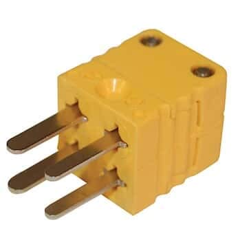 Conector de termopar dual mini tipo K Digi-Sense para medición doble