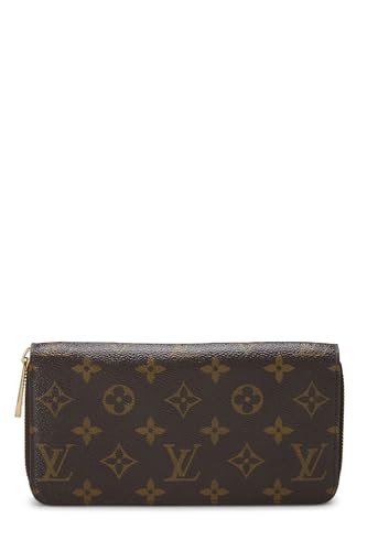 Pre-Loved Monogram Canvas Zippy Continental, Red