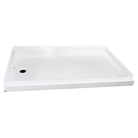 Shower PAN 24 X 36 White - Left Hand Drain Cover