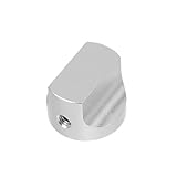 SOLUSTRE Bouton Potentiomètre Aluminium Finition Argent Brossé pour Amplificateur Audio ...