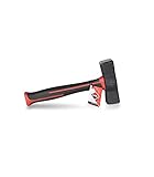 martillo maceta truper Mango ergonómico bimaterial RUBI 71898 Maceta, Negro, 700 g