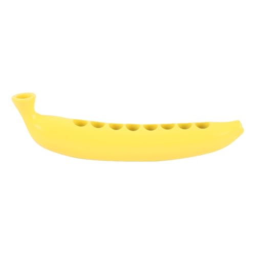 Portavelas de plátano, Novedad, portavelas portátil Atractivo con temática de plátano para decoración del hogar, Centro de Mesa de Fiesta, 8 Agujeros, 295g
