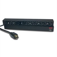 APC AP9564 Basic Rack-Mount PDU - Power distribution strip ( rack-mountable ) - AC 120 V - 2.4 kW - 10 output connector(s) - 1U - 19 inch - 12 ft - for P/N: SU2200R3X152-TU, SU5000R5T-TF3, SU5000R5T-TF3-TU, SU5000R5XLT-TF3, SU5000R5XLT-TF3-TU