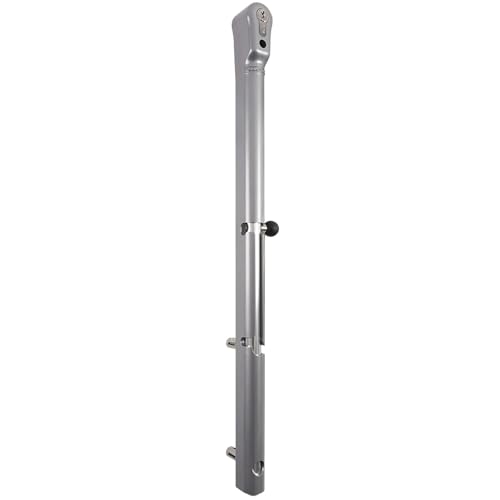 Locinox KeydropkzilvQF1G21Z Silver Locking Bolt Bar Lock Keydrop 100 mm Height Adjustable