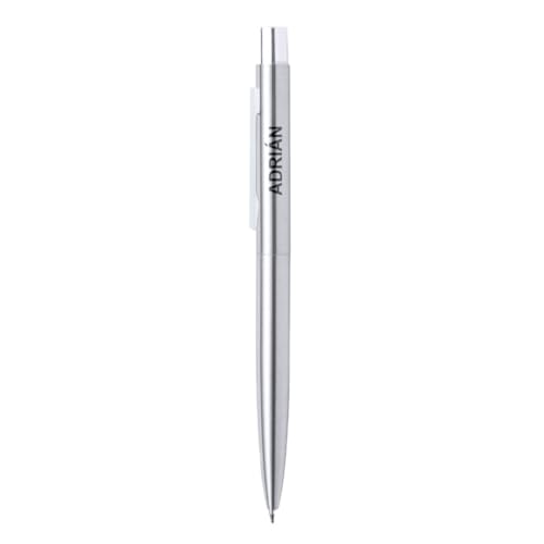 DEREGALOOS Bolígrafo Metálico Personalizado. Acero Inox Reciclado con Estuche Kraft. Diseño Elegante y Sostenible. Regalo Ideal para Eventos, Empresas y Bodas