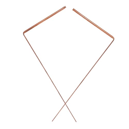 JEWEDECO Efficient Divining Accessories 2 Pack Dowsing Rods for Spiritual Exploration Safe Easy to Carry