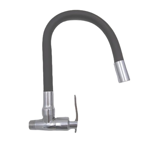 Robinet d'eau froide mural universel avec bec rotatif pour lavabo d'atelier - 6