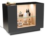 Displays2go 47" w Tempered Glass Showcase