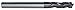 MONSTER TOOL COMPANY 267-125500 Cor Rad End Mill,1",Carb,0" rad