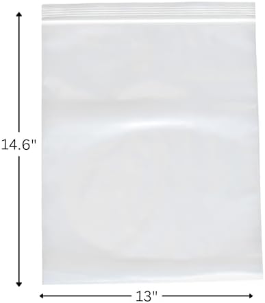 Heavy Duty Plastic Zip Freezer Bags - 2 Gallon (Pack of 8) - Ultra Durable & Leak-Proof Material - Perfect for Food Storage and Organization image 5