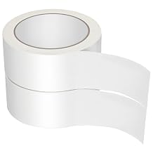 White Packing Tape 2 Rolls Writable Kraft Paper Packing Gummed Tapes Water Activated Heavy Duty Industrial Packaging Shipping Kraft Papers