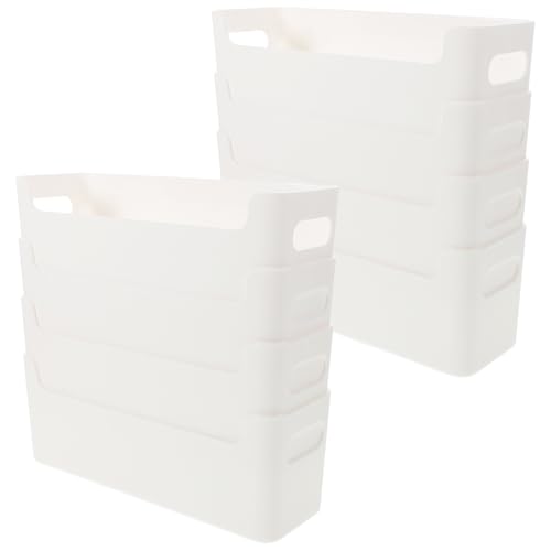 Boîtes de rangement plastique blanches polyvalentes tiroirs armoires - 2