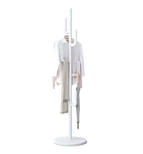 Porte-manteau vertical en arbre pour sublimer votre entrée et armoire d'angle ouverte