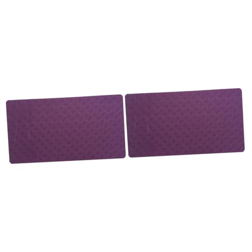BESPORTBLE 2 Piezas colchoneta de yoga al aire libre colchoneta de rodillas con ruedas abdominales comida de yoga almohadilla para sentarse cojines para sentarse al aire libre mini Tapizado