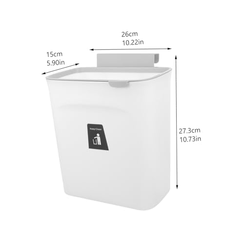 Caneca de basuras para pared para cocina y baño miniatura 2