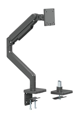 Alterzone シングルモニターアーム 17~49インチ対応 高耐荷20kg メカニカルスプリング式 ブラック ALZARMMTUM-G