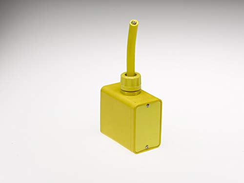 Woodhead 3070F-GFI Super-Safeway Outlet Box, Extended Depth, Flip Lid, GFCI Duplex, Open Neutral Relay, 1 Receptacle, 12/3 SOOW Cord, 3' Length