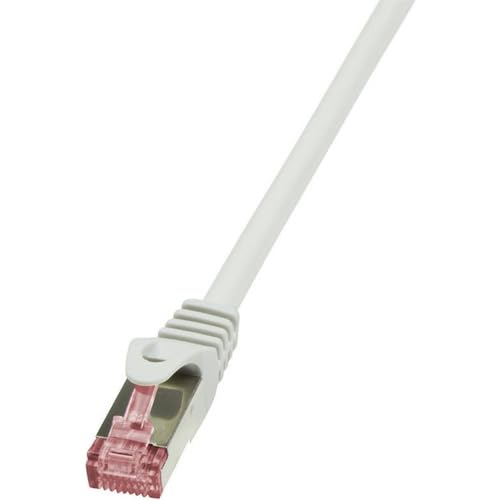 Logilink CQ2042S CAT6 S/FTP PIMF PrimeLine Patch Cable, 1.50 Meter Length, Grey, Grey, 1.50 Meter Length
