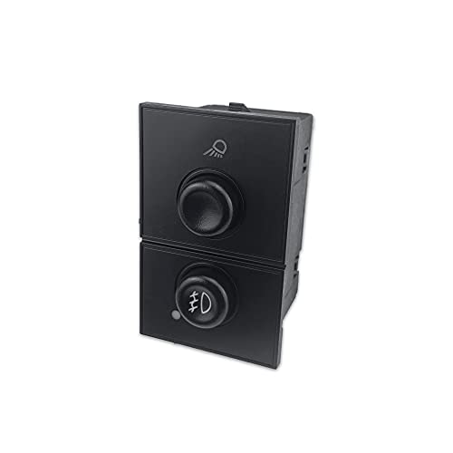 Rlp Cargo And Fog Lamp Switch Compatible With 2003-2006 Cadillac Escalade Chevy Silverado 1500 2500 3500 Gmc Sierra 1500 2500 3500 Replacement For 15143597 15076588 #TOP2