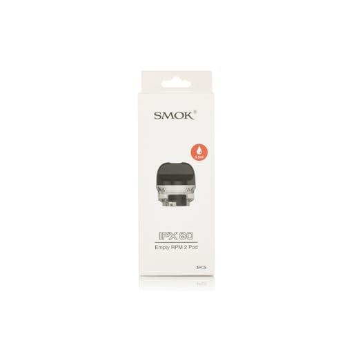 SMOK IPX 80 RPM 2 Pod Cartridge 5.5ml Kapazität für SMOK IPX 80 Kit mit transparentem Fenster und Seitensystem Kompatibel mit RPM 2 Mesh 0.16ohm/DC 0.6ohm Coils Kein Nikotin – Bild 3