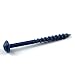 Kreg SML-C2B-250 Blue-Kote Weather Resistant Pocket Hole Screws - 2", #8 Coarse, Washer Head, 250 count