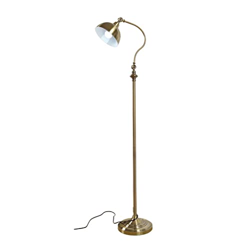 Lampadaire en fer moderne au design épuré et finitions métalliques haut de gamme
