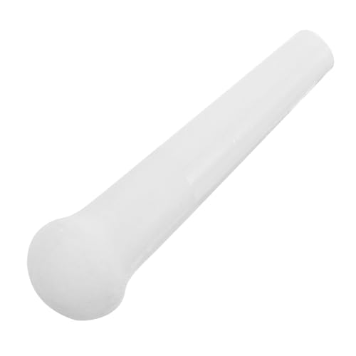 BRIGHTFUFU Multifunctional 12cm Ceramic Pestle Long Handle Grinding Stick for Food Medicine Kitchen Tool