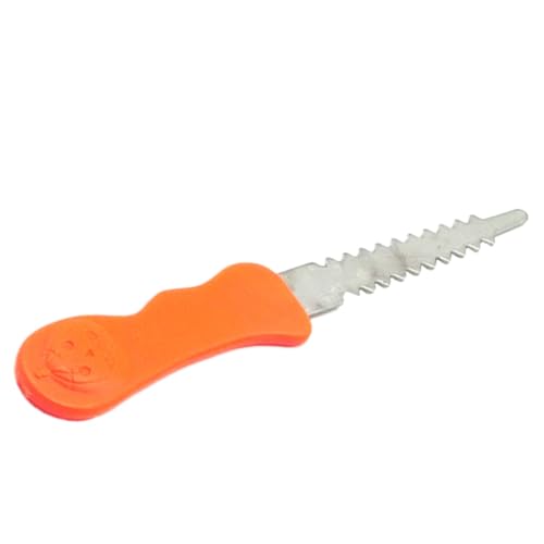 LABRIMP Herramienta de Tallado Calabaza Halloween Profesional Cuchillo de Acero Inoxidable con Mango Ergonómico para Decoración y Tallado Detallado de Calabazas Uso Duradero para