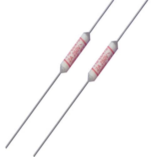 Fusible thermique carré P4-2A-F 130 250V noir pour protection de circuit domestique