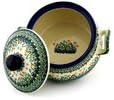 Polmedia Polish Pottery Tureen - Dancing Tulips Pattern Handmade in Boleslawiec Poland by Ceramika Artystyczna + Certificate of Authenticity