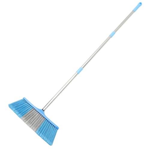 IWOWHERO Cleaning Broom with Metal Handle Sweeper for Home Use for Hard Surfaces Effortlessly Removes Dust and Hair Present for Housewarming