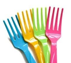 Image of Baby Self Feeding Spoon and Fork Set with Travel Case Stainless Steel Kids Cutlery Toddler Training Utensils Color as per Stock (12 Pcs Plastic Fork Set)
