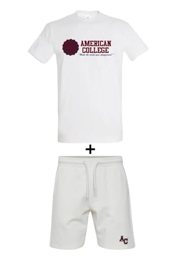 Ensemble t-shirt et short enfant American College USA pour le sport