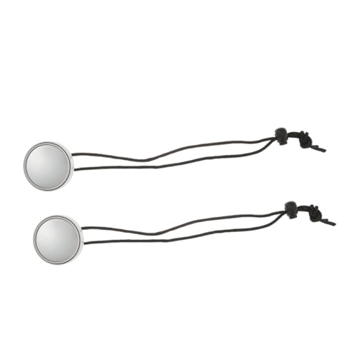 NAMOARLY Dive Safety Mirror 2pcs 360° Rotatable Rearview Mirror for Scuba Diving and Cave Exploration