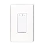 Smart Dimmer Switch, Single Pole Wireless Light Switch 2.4GHz Wi-Fi Light Switch Compatible with...