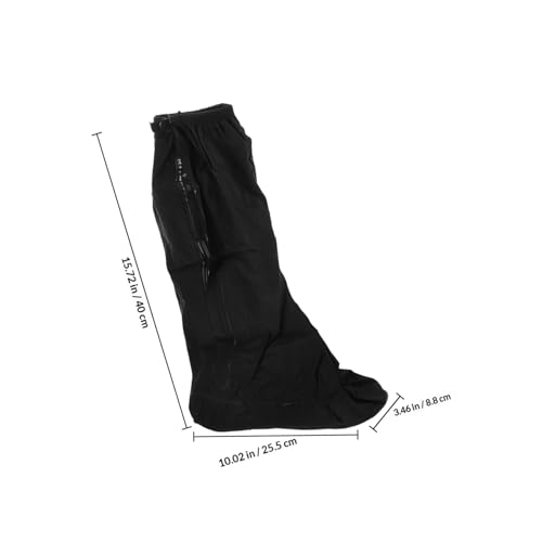 Cubiertas impermeables para botas de lluvia unisex, antideslizantes, diseño de tubo alto, ligeras y duraderas, protegen contra lluvia y barro miniatura 2