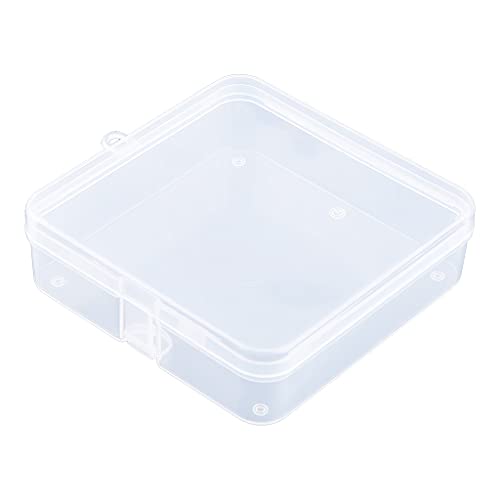 Nawwgy Portable Baby Infant Teether for Case Transparent Holder Pacifier Chain Storage Box Newborn Outdoor Travel Clear Travel Storage Box