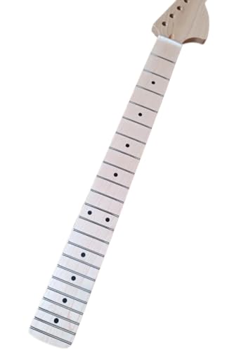 Manche guitare électrique érable résout la frise grâce aux 22 frettes