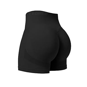 YEOREO Professional Women Workout Shorts 3.6″ Scrunch Shorts Seamless High Waisted Contour Gym Yoga Biker Shorts