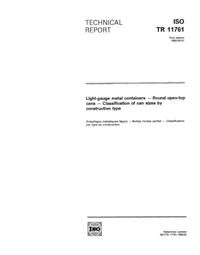 ISO/TR 11761:1992 standard de précision des boîtes - 2