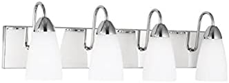 Sea Gull Lighting Generation 4420204-05 Transitional Four Light Wall/Bath from Seagull-Seville Collection in Chrome Finish