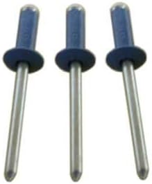 Small Head Chevron Blue Pop Rivets 50 ct. Bryke Racing