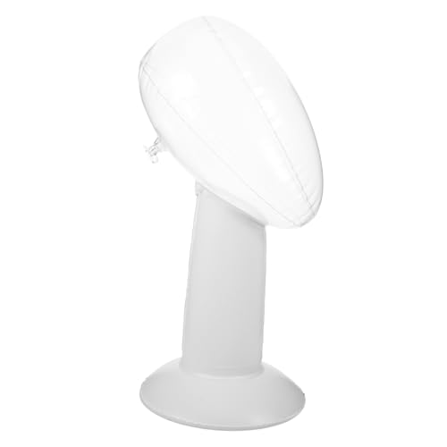 HOODANCOS Inflatable Mannequin Head Stand Wig Holder for Displaying Hats Wigs Lightweight Portable Design for Salon Home Use for Travel Daily Organization