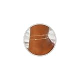 Chihayafuji Tobillera chapada en oro de 14 quilates para mujer, doble capa de cuentas delicadas y cadena de bolas, ajustable, impermeable, para playa, regalo de joyería de verano, Plata de ley